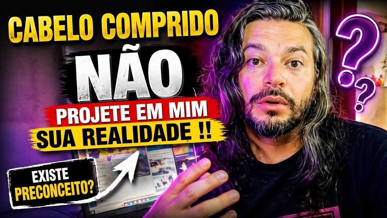 CABELO COMPRIDO MASCULINO: EXISTE PRECONCEITO ?