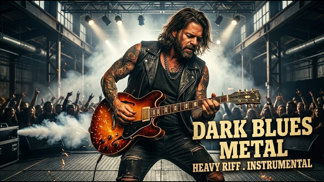 Velvet Blues Club 🎸 | Modern Blues Rock Guitar Instrumental | Dark Smoky Blues & Light Metal Vibes