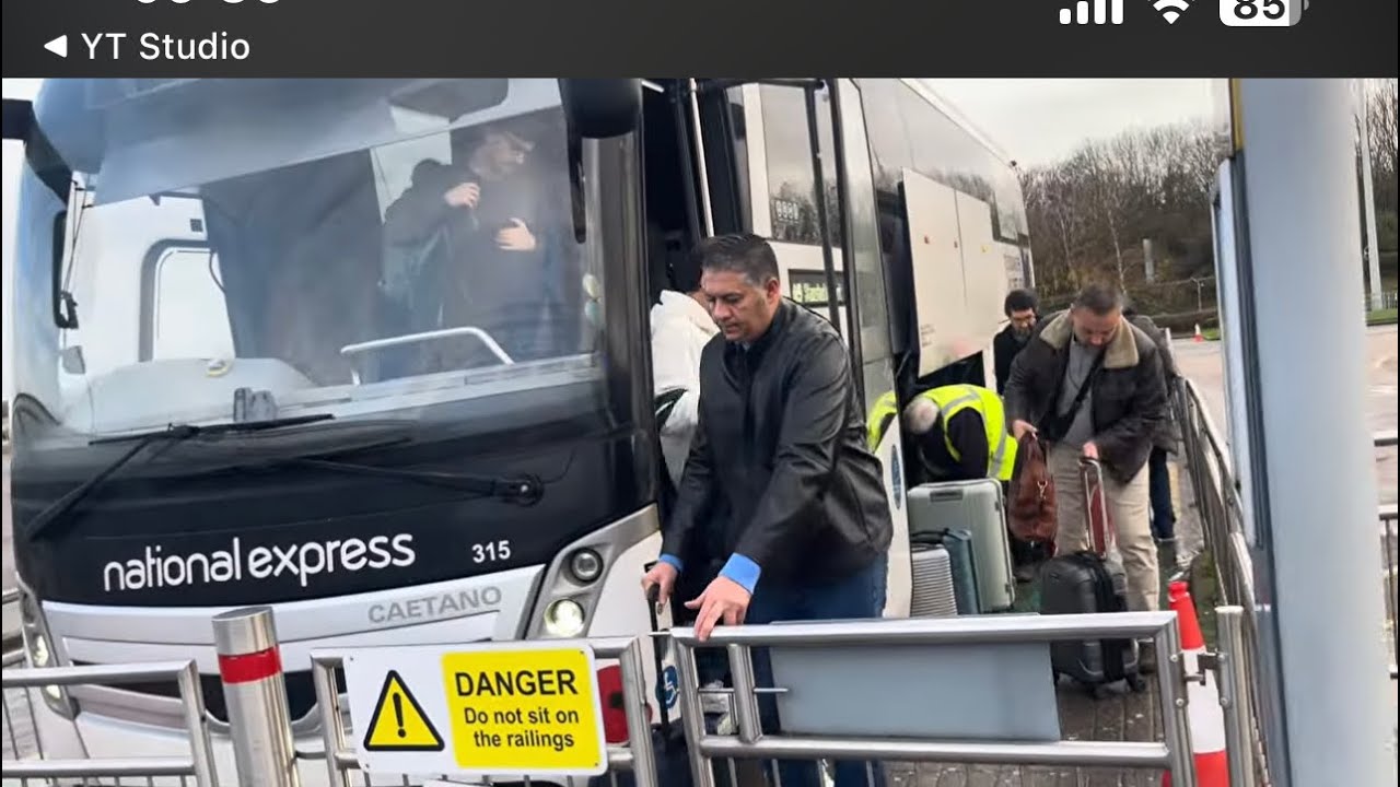 London Stansted Airport via Coach | മലയാളി ട്രാവൽ വ്ലോഗ് Part- 2