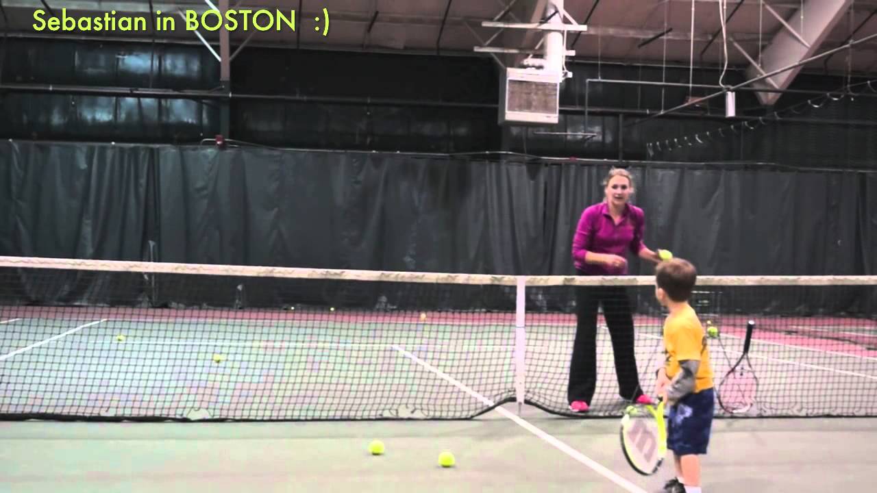 Sebastian Tennis Training :)