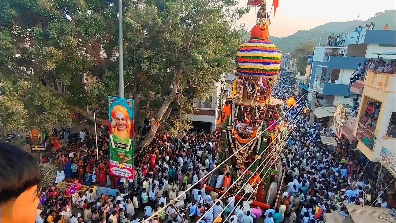 ಮಸ್ಕಿ ಮಲ್ಲಿಕಾರ್ಜುನ ದೇವರ ಜಾತ್ರಾ ಮಹೋತ್ಸವ ಹಾಗೂ ರಥೋತ್ಸವ ಅದ್ದೂರಿಯಾಗಿ ಜರುಗಿತು maski Mallikarjuna temple 