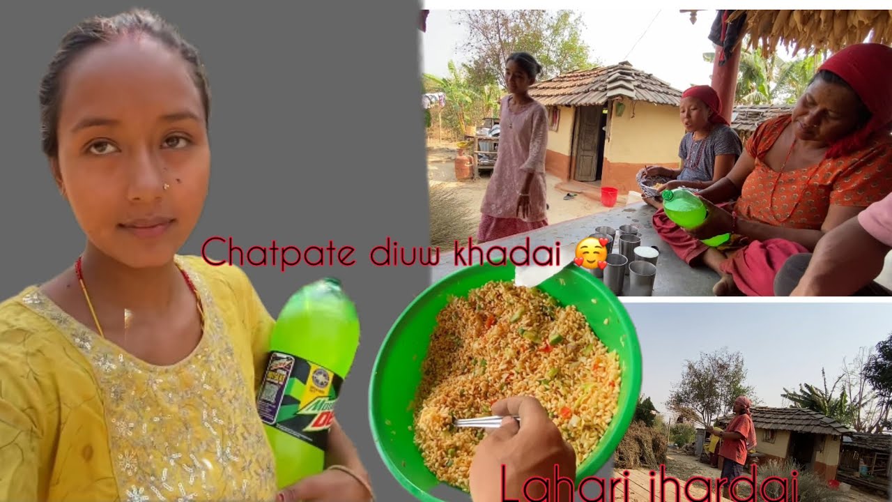 Lahari jhareko belama chatpate diu khadai 🥰#hemthatal #vlog #vlog