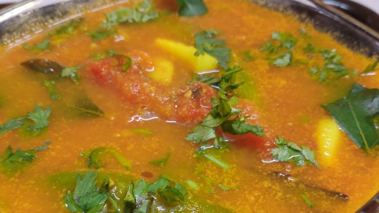 தஞ்சாவூர் ஸ்டைல் தக்காளி சூப் தமிழ்  | Tomato soup for rice in Tamil👌😋😋 #cookwithags
