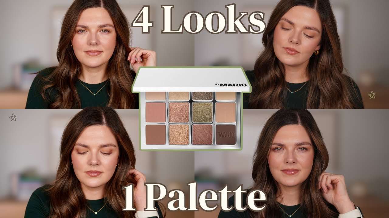 Палетка теней для век Mario Ethereal Eyes Nature! 4 образа, 1 палетка! Лучше оригинала?!