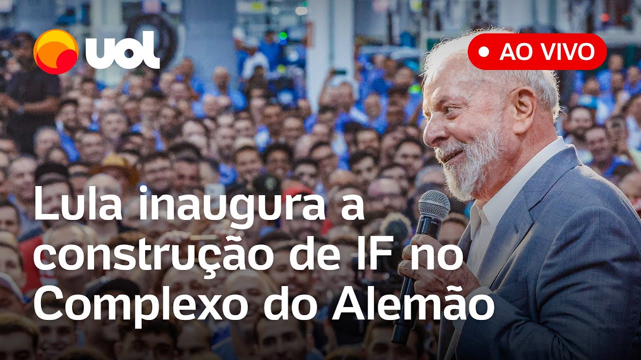 🔴 Lula inaugura a construção de Instituto Federal no Complexo do Alemão; acompanhe ao vivo
