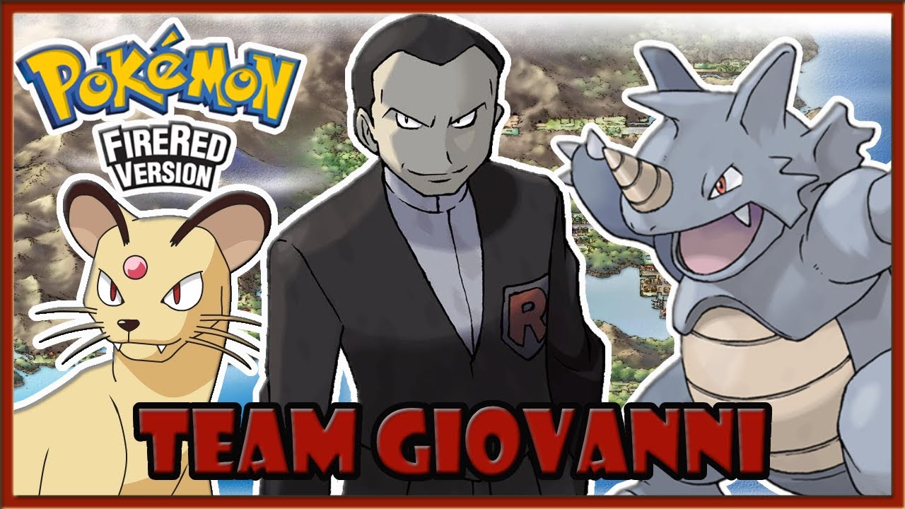 ¿Puedo pasar Pokemon Rojo Fuego con el equipo de Giovanni?