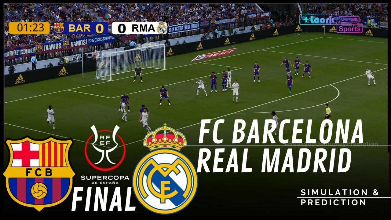 Barcelona  vs. Real Madrid | Final 2026 Spanish Super Cup | Full Match Simulation/Prediction