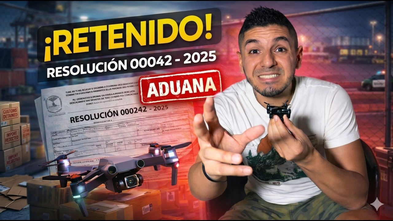 Est&aacute;n reteniendo drones en Colombia | Todo sobre la Resoluci&oacute;n 000242 | SanAngel Visual