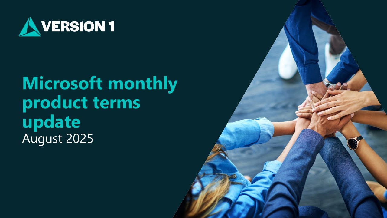 Microsoft monthly product terms update August 2025