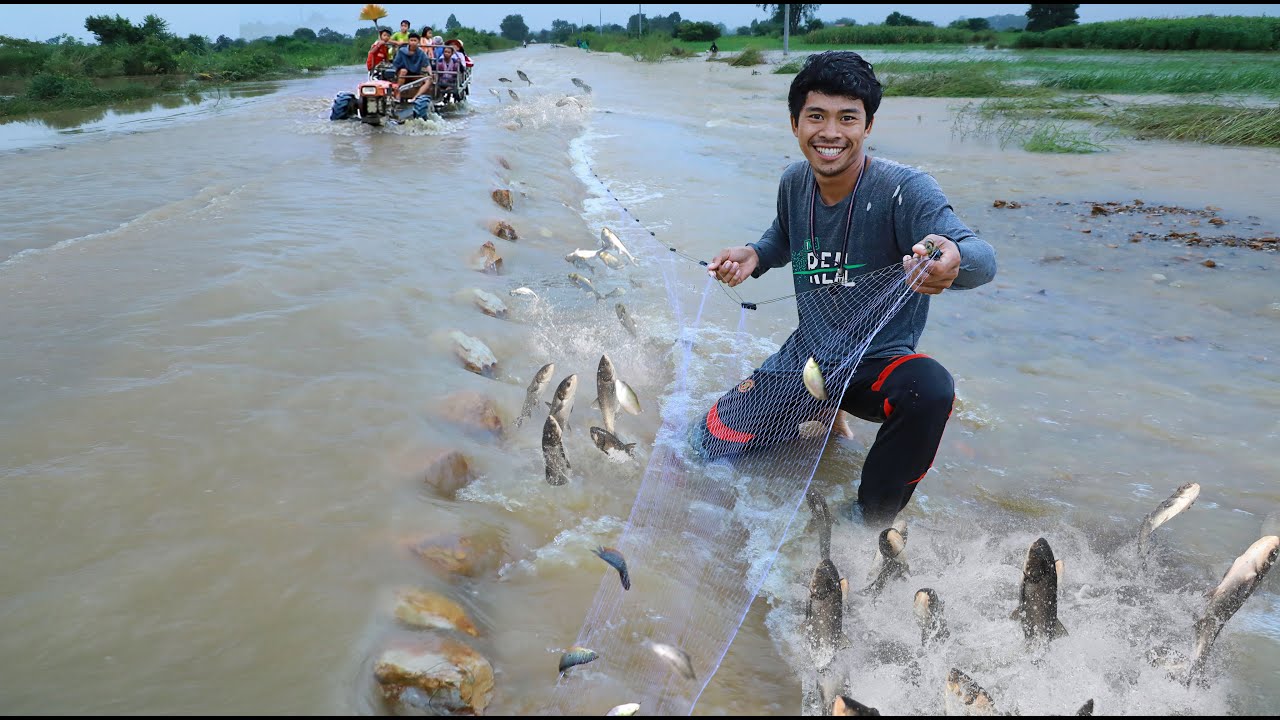 When the water recedes to the fishing season