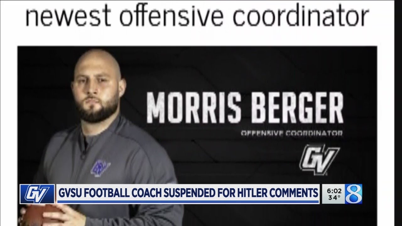 GVSU football coach suspended for Hitler comments