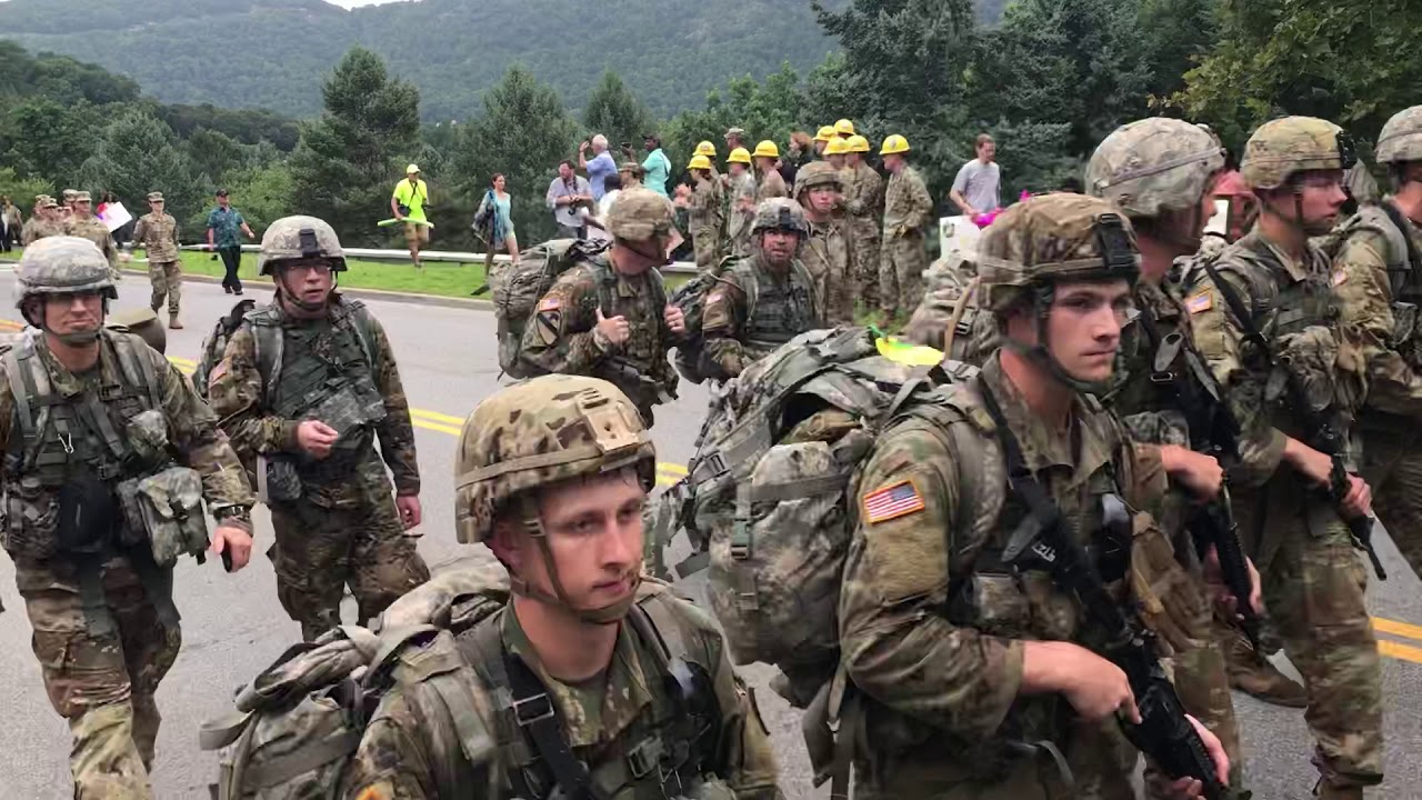 USMA Class of 2022 March Back from Camp Bucker