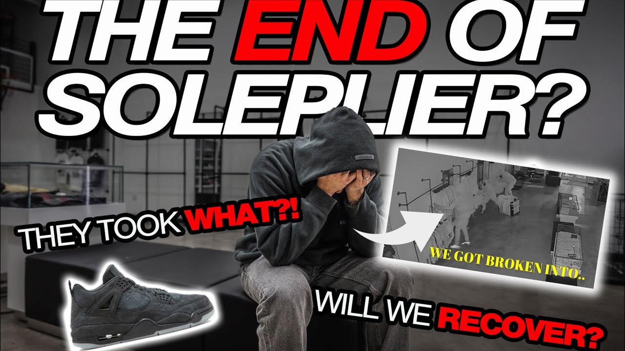 OUR SNEAKER STORE WAS BROKEN INTO..