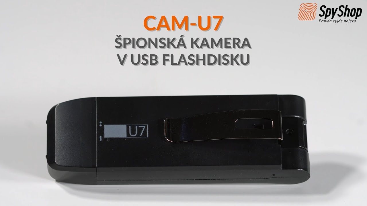 Špionská kamera v USB flash disku s dlouhou pracovní dobou - flash disk s kamerou Esonic CAM-U7
