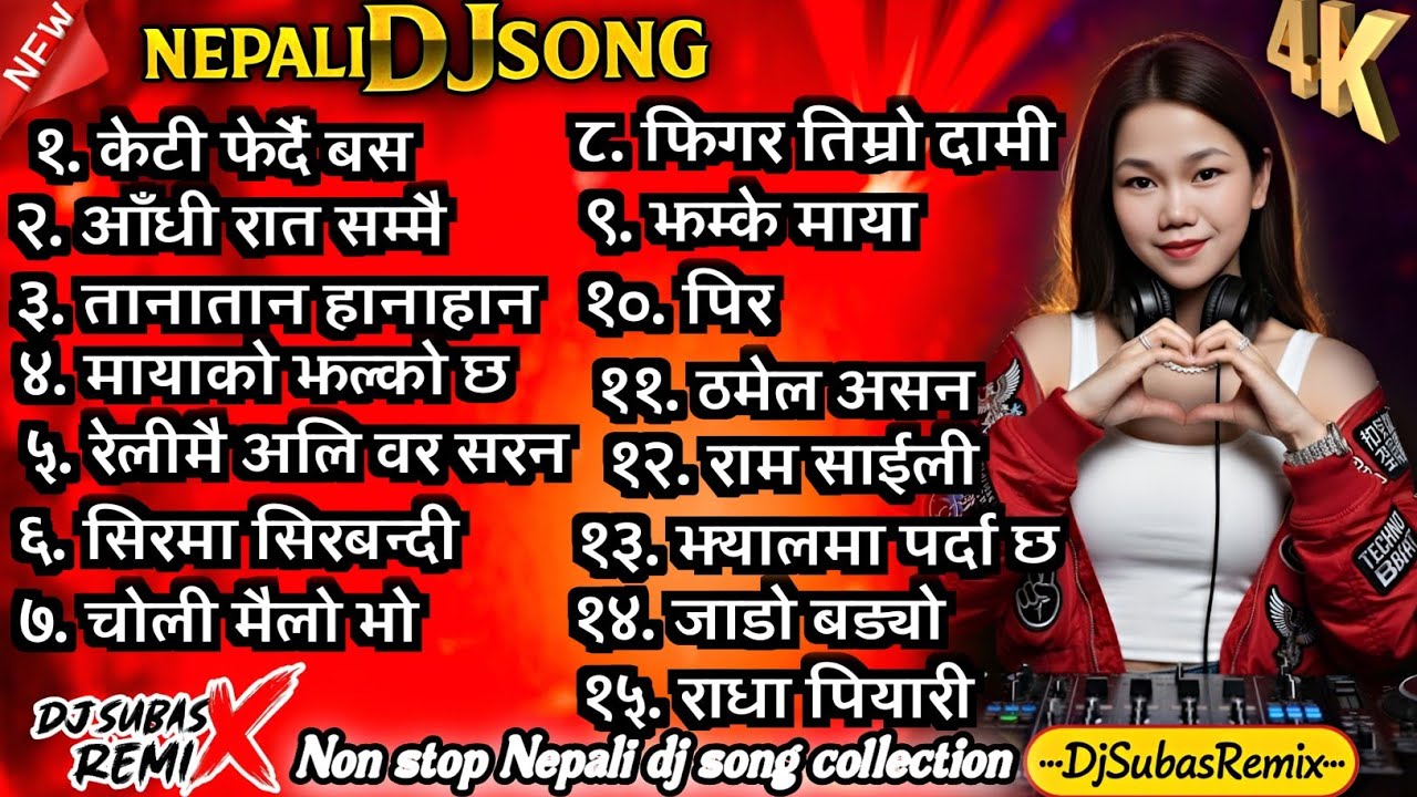 New Nepali Lok Dohari Dj song Collection  MIX BY DJSubasRemix  | New lok dohori Nepali DJ Song 2025🔥
