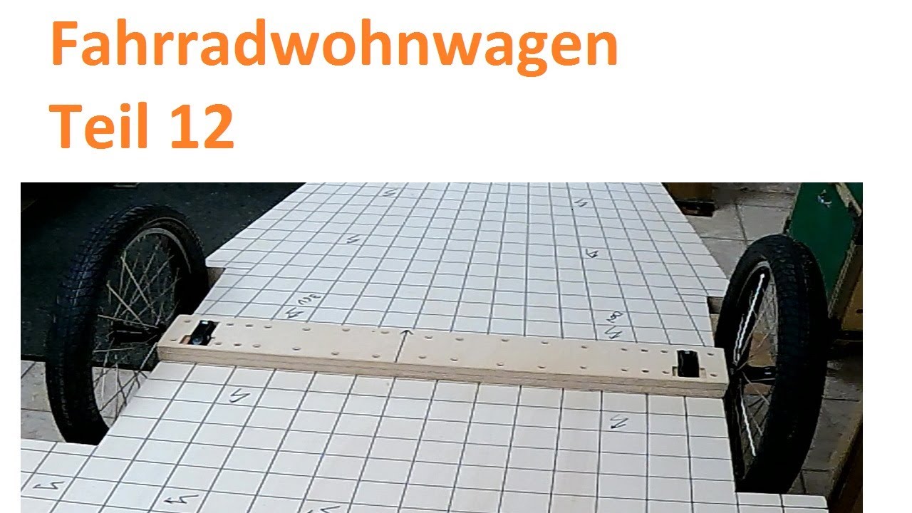 Fahrradwohnwagen #12 I Achsaufnahme