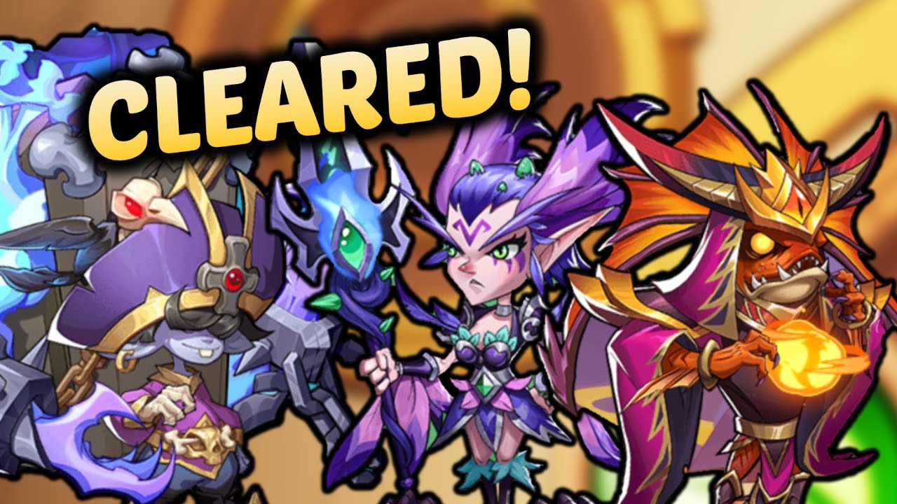 Три ЛЕГКИХ зачистки плоских земель в IDLE HEROES