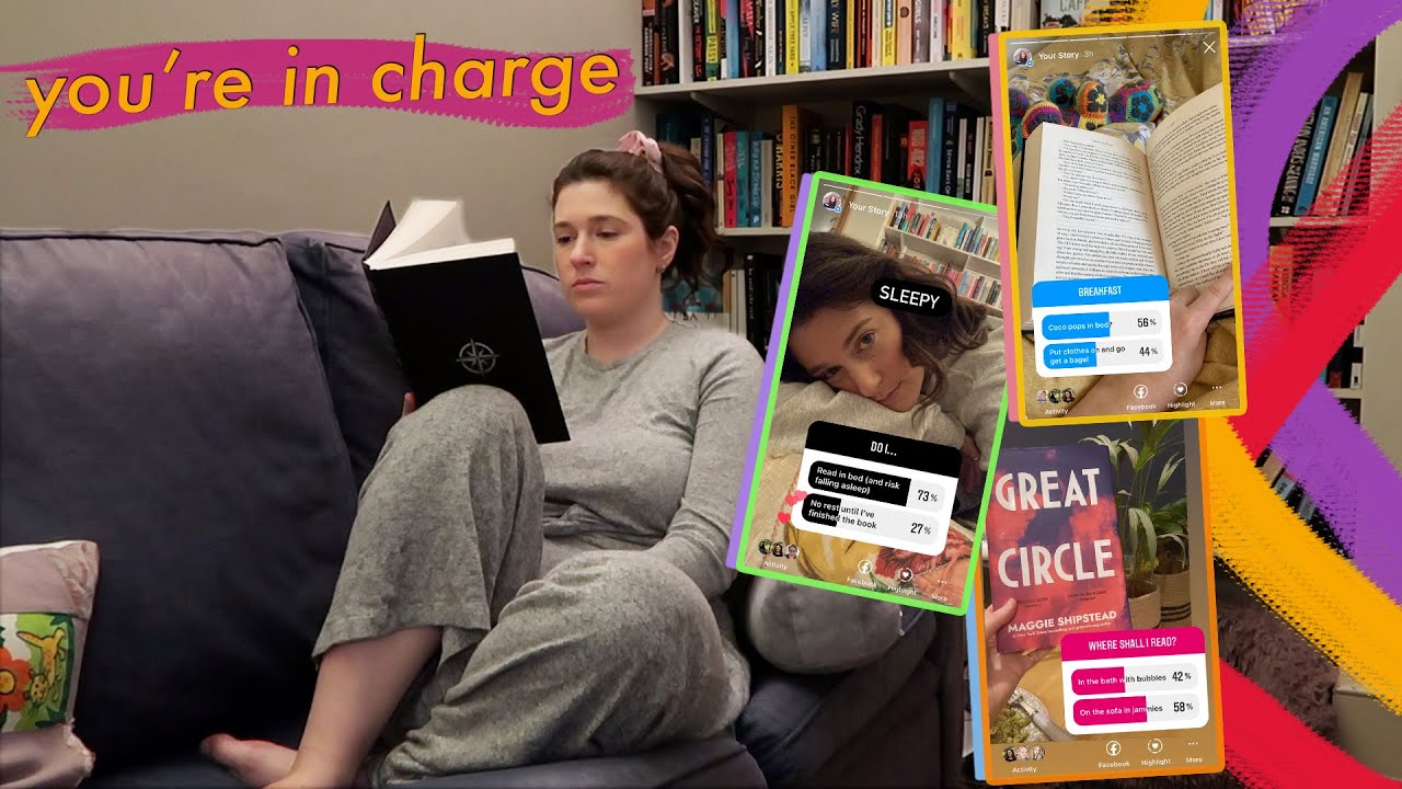 Instagram controls my reading vlog | Drinking By My Shelf