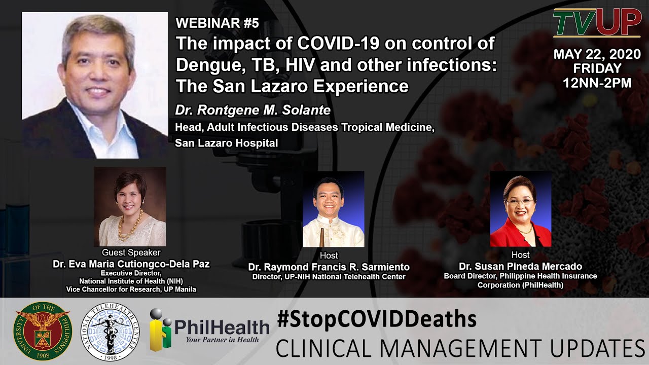 Webinar #5 | The impact of COVID-19 on control of Dengue, TB, HIV and other infections