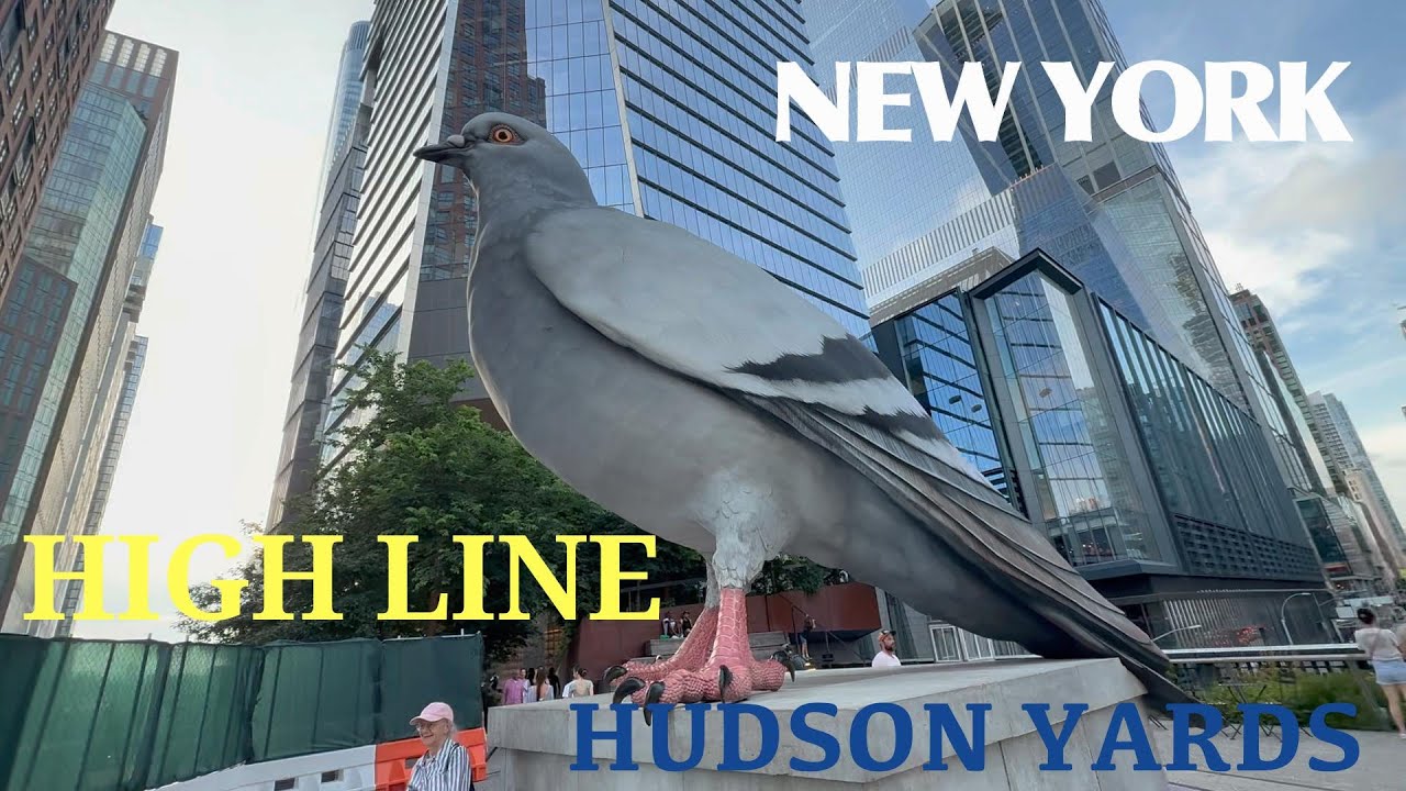 WALKING TOUR IN HIGH LINE & HUDSON YARDS MANHATTAN, Wednesday,July 23, 2025