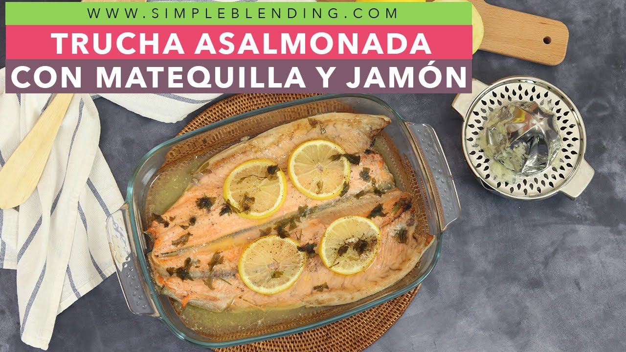 TRUCHA ASALMONADA CON MANTEQUILLA Y LIMÓN | Receta de trucha con limón | Trucha asalmonada al horno