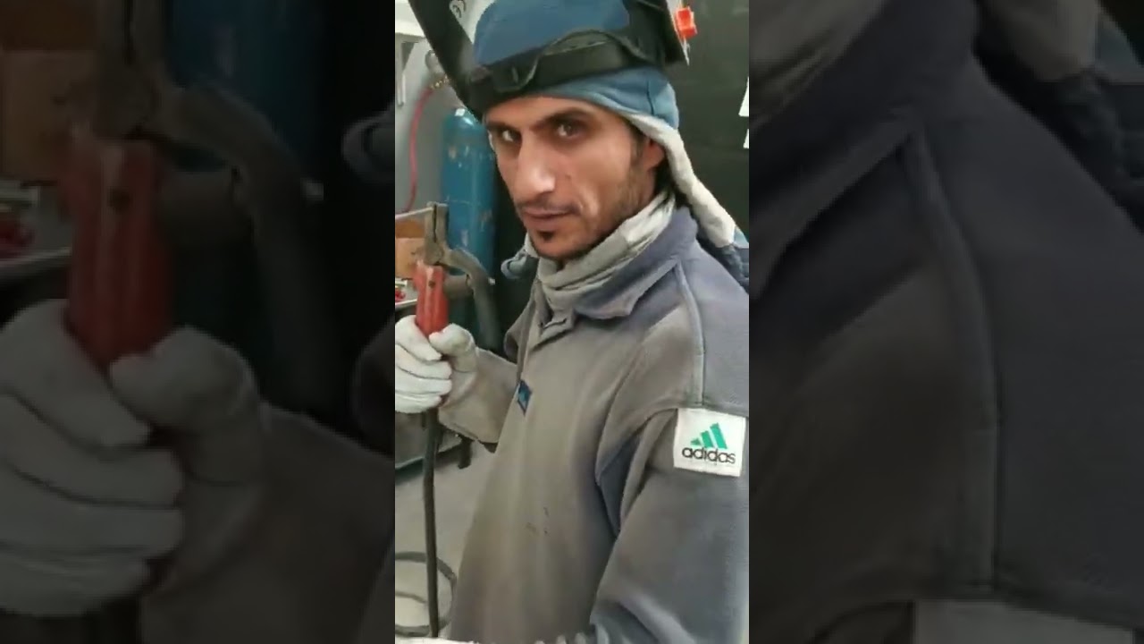 لحام انابيب نفط.argon welding