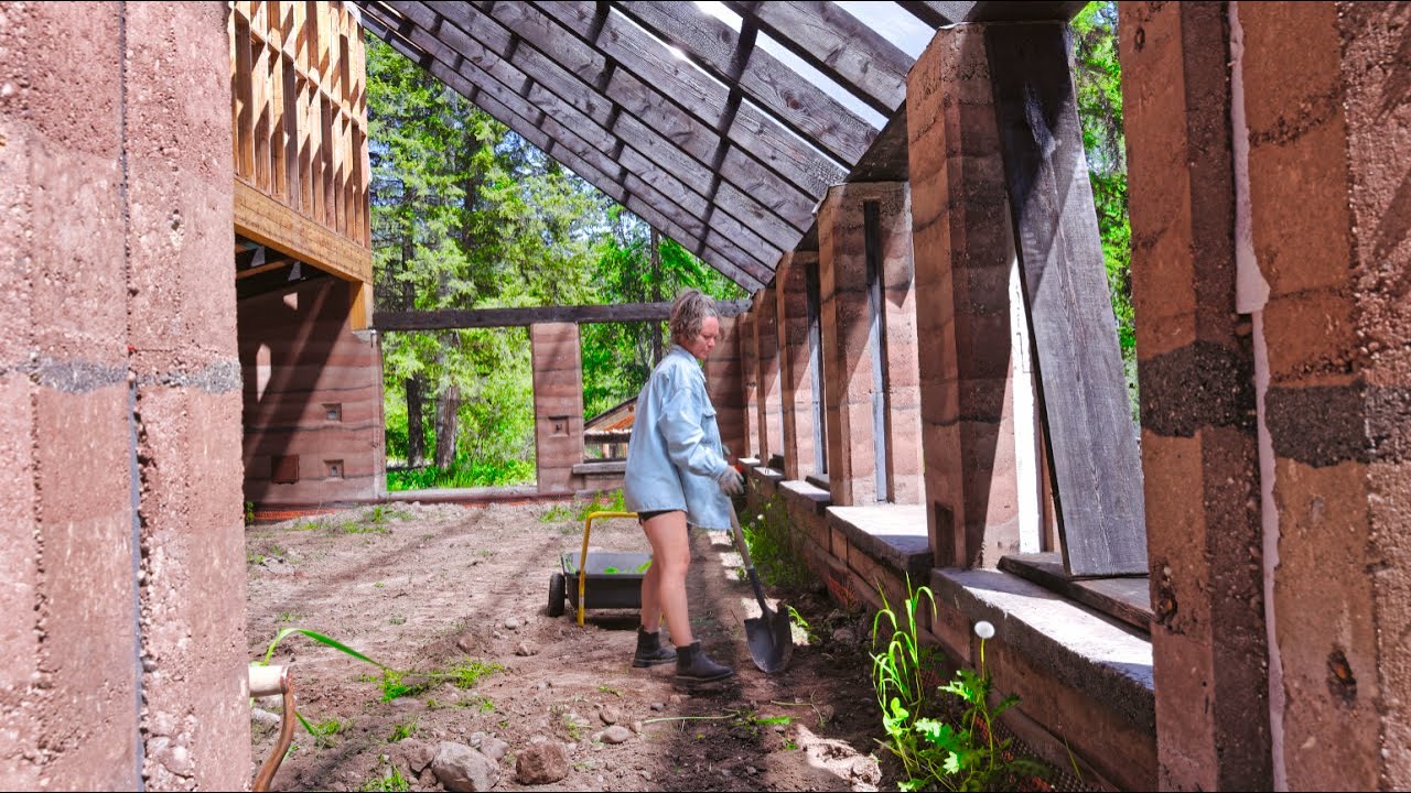 We’ve Been Hiding THIS Inside Our Rammed Earth Greenhouse…
