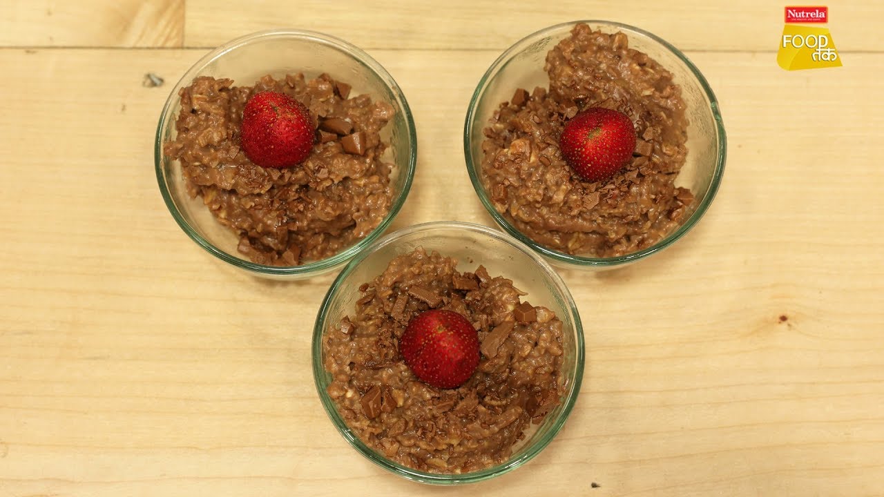 Chocolate & Oats Pudding | Oats Pudding | चॉकलेट एंड ओट्स पुडिंग | Oats Dessert | Food Tak