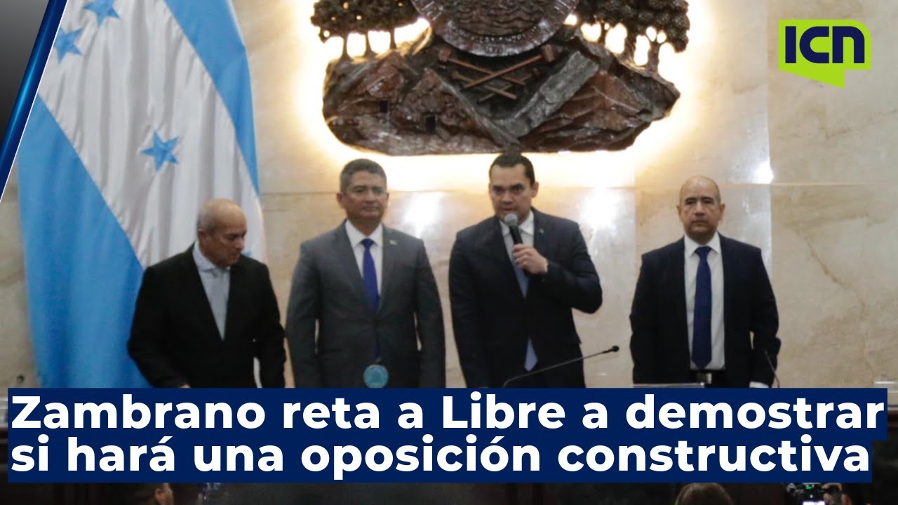 Zambrano promete un Congreso “abierto, transparente y cercano a la gente