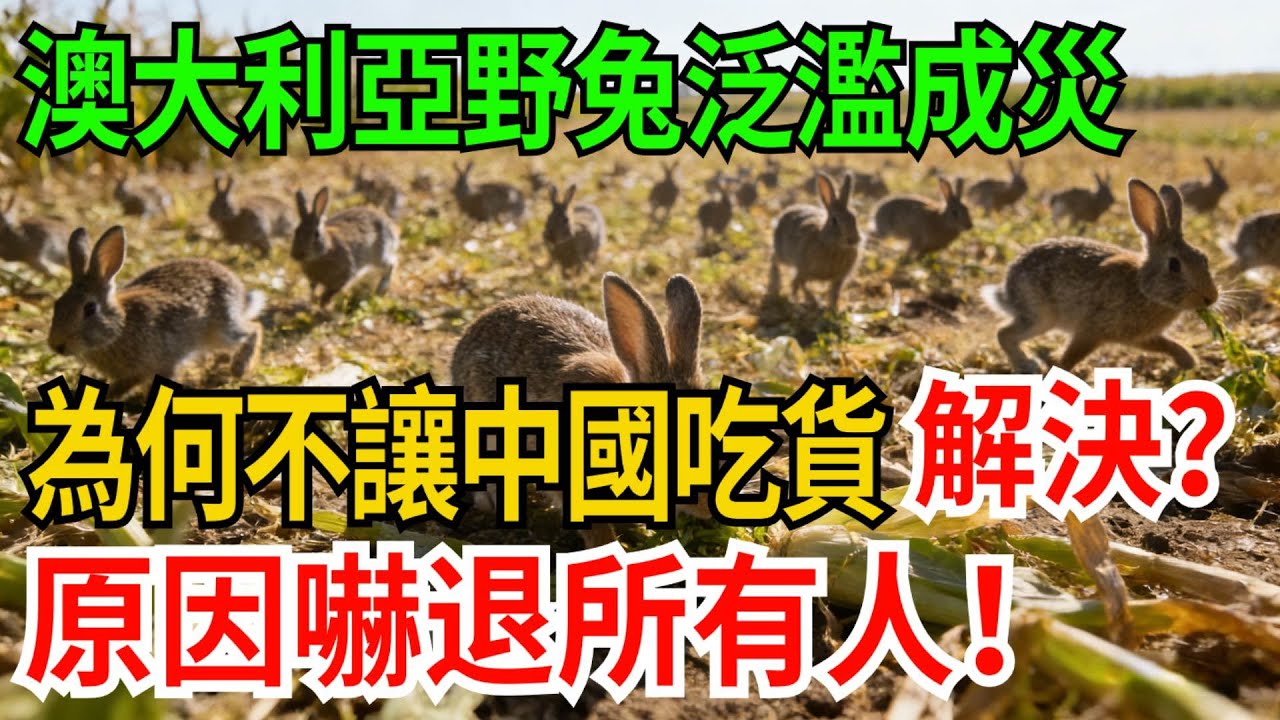 澳大利亞野兔泛濫成災，為何卻不讓中國吃貨來解決？真正原因嚇退所有人！【觀勢經緯】#科普#世界之最 #出類拔萃 #top10