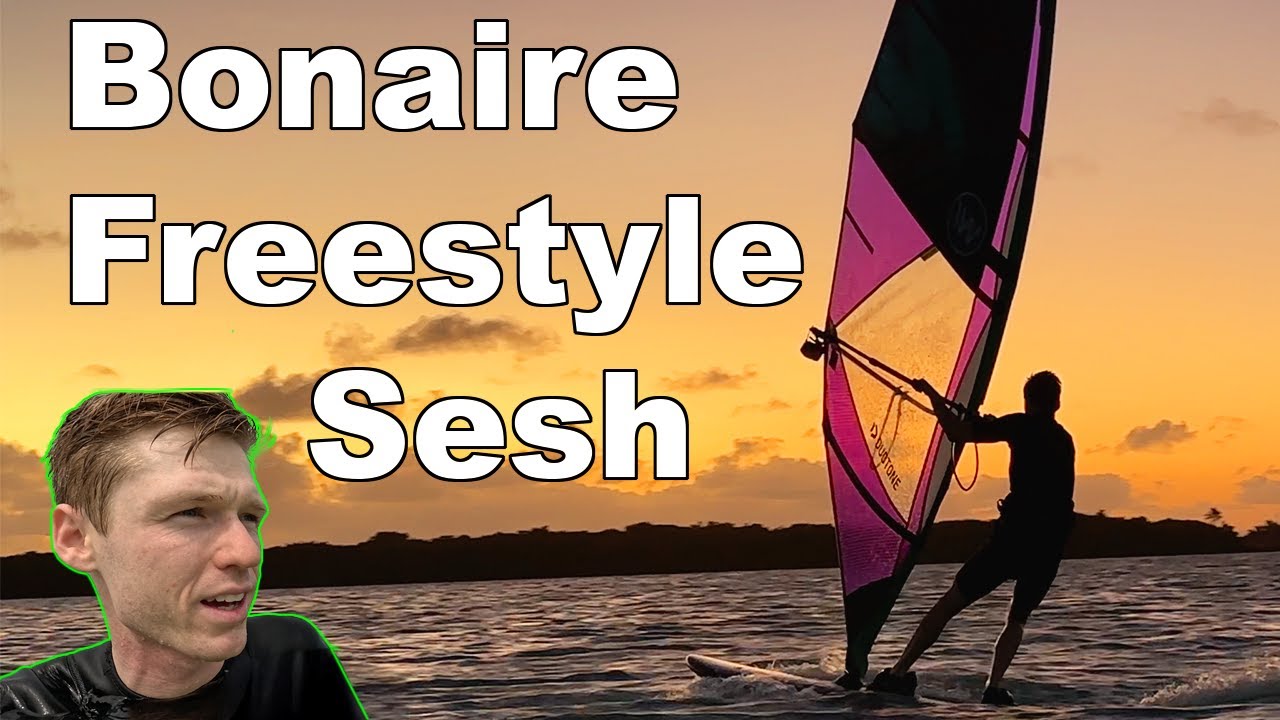 🌅 Day 2 in Bonaire - SUNSET FREESTYLE SESSION 🔥