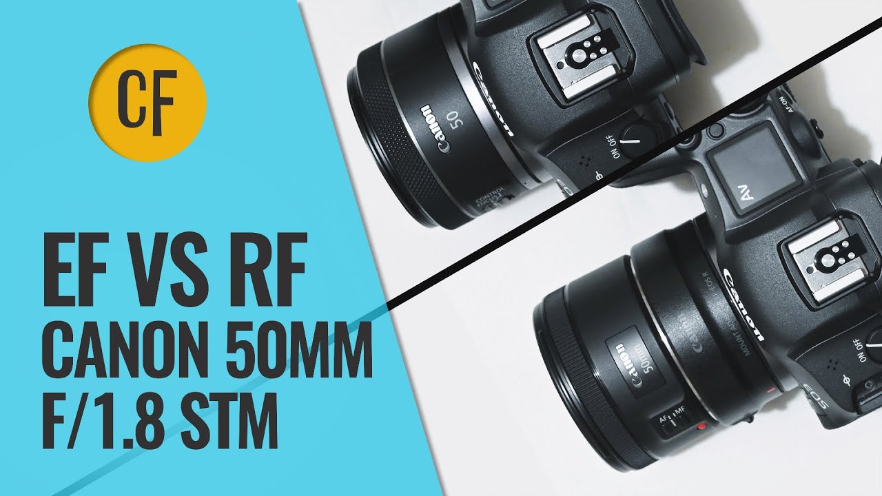 Canon RF против EF | 50mm f/1.8 STM: испытание объективов!