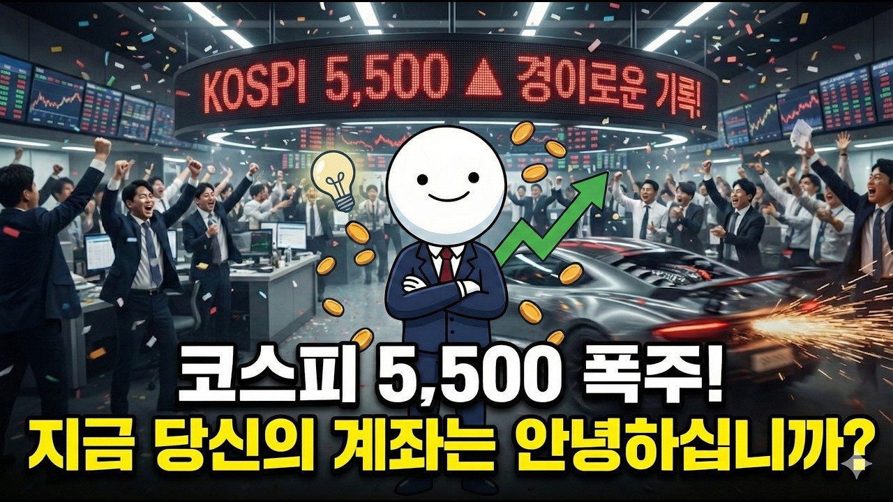 아직도 현금 쥐고 관망하시나요? 5,500 시대, 당신의 계좌가 '소외'된 진짜 이유