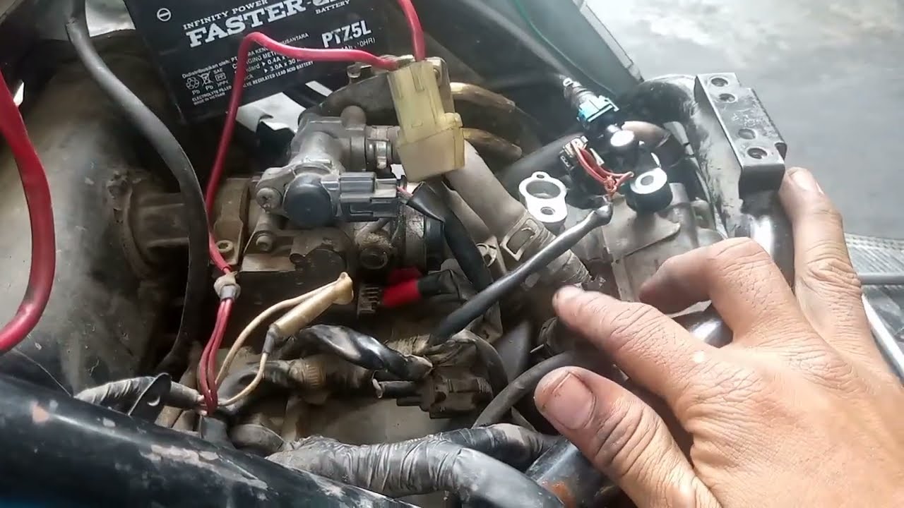 ECU Yama Mio j tidak mengeluarkan sinyal masa injektor