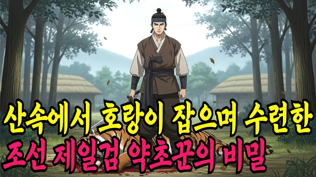 산속에서 10년간 호랑이 잡으며 수련한 조선 제일검 약초꾼의 비밀ㅣ야담,민담,야사,옛날이야기,신화,전설,오디오북,재미있는이야기