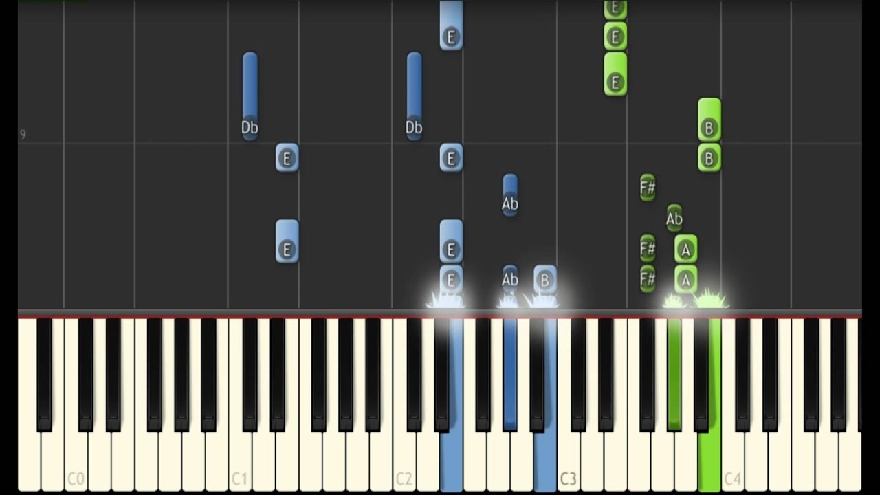 How to Train your Dragon 2 - Where No One Goes (Synthesia Piano)