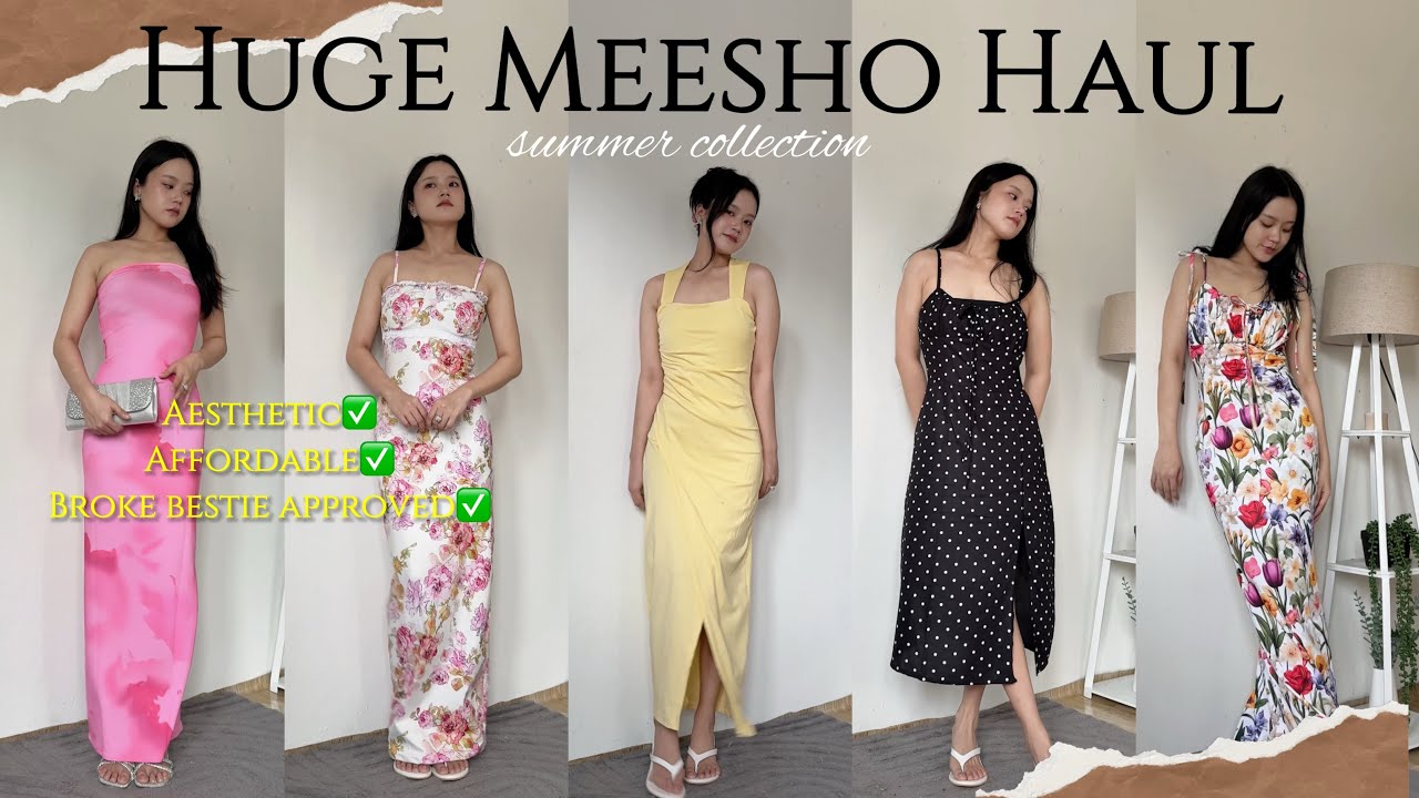 Meesho Summer Finds Under ₹500/- only🧺🍋✨|| Shirts, Co-ord Sets, Dresses💗🌸🌿