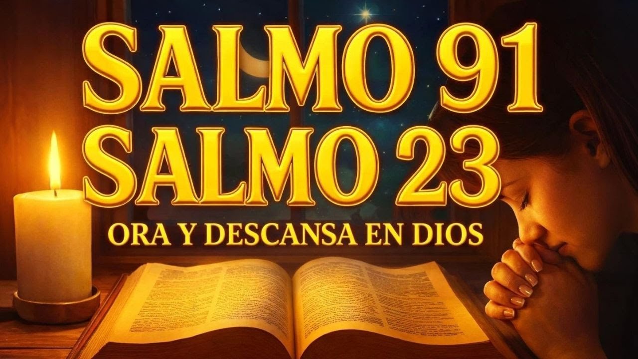 PODEROSA oración de DESCANSO con Salmos 91 y 23 | Quédate conmigo, Dios.