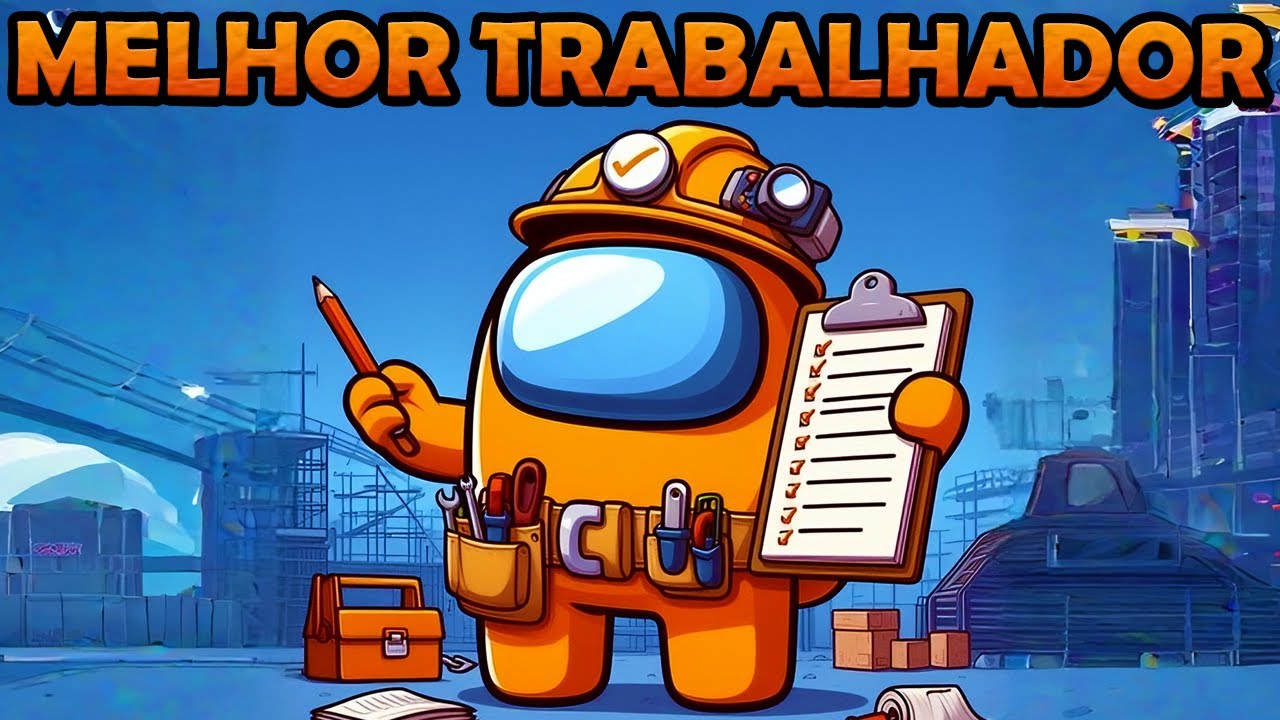 MOSTREI como é o MELHOR TRABALHADOR do Among Us Mod