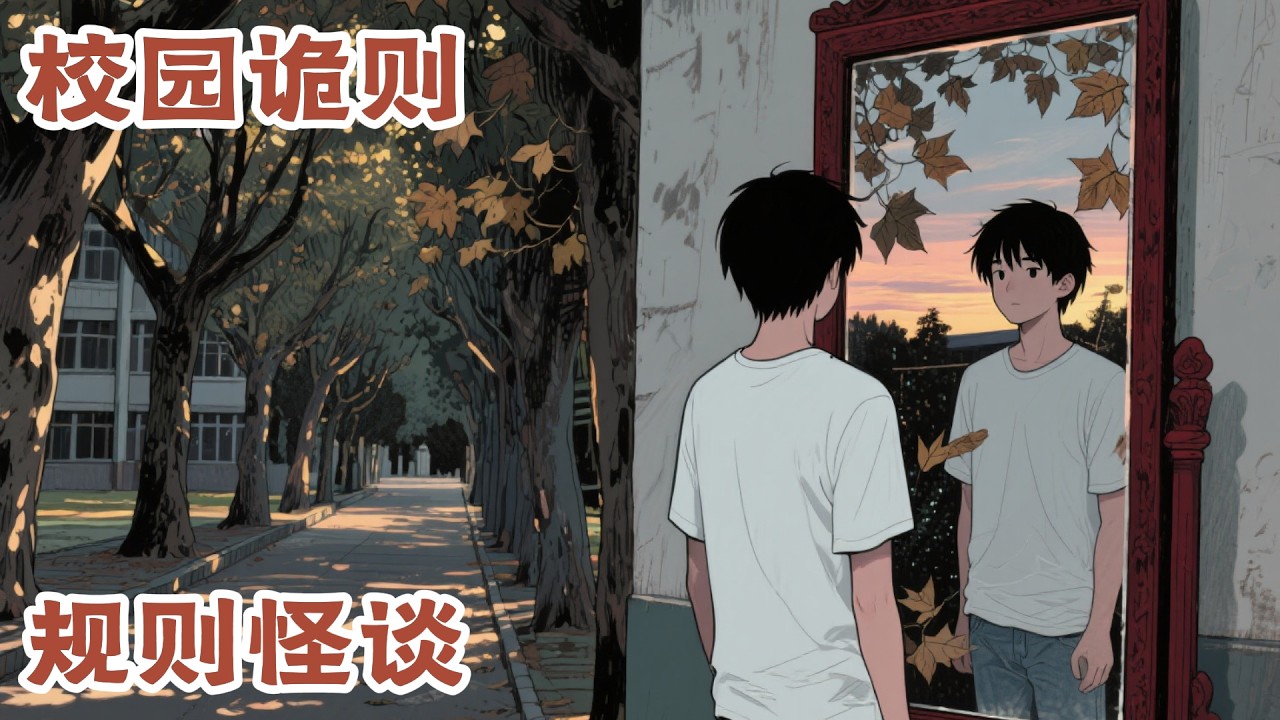 老镜子映出我的影子，可我总觉得，镜里的人不是我。