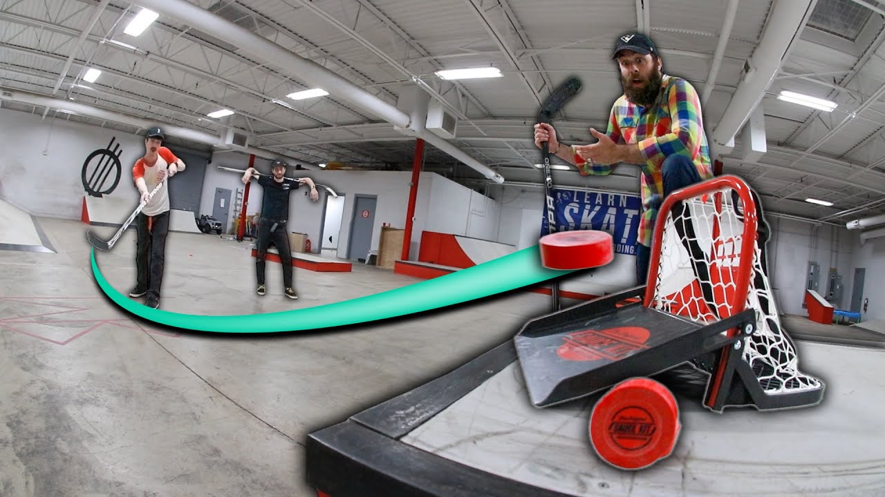 HOCKEY SAUCE KIT TRICK SHOTS!