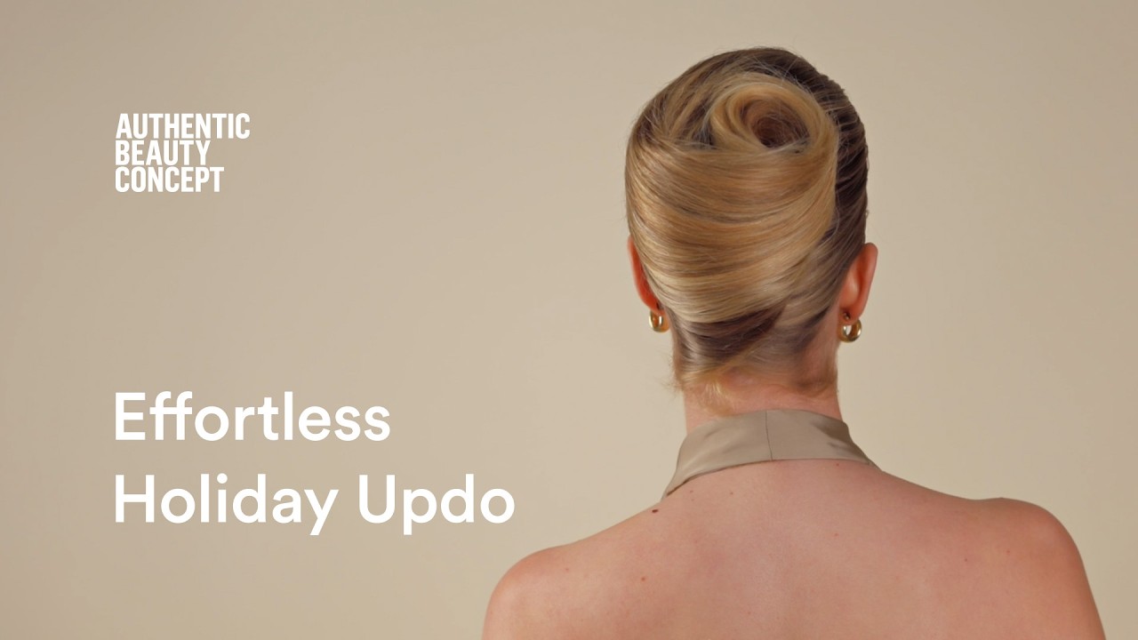 Glam Updo Hairstyle with Juliette den Ouden | Holiday Hair Tutorial