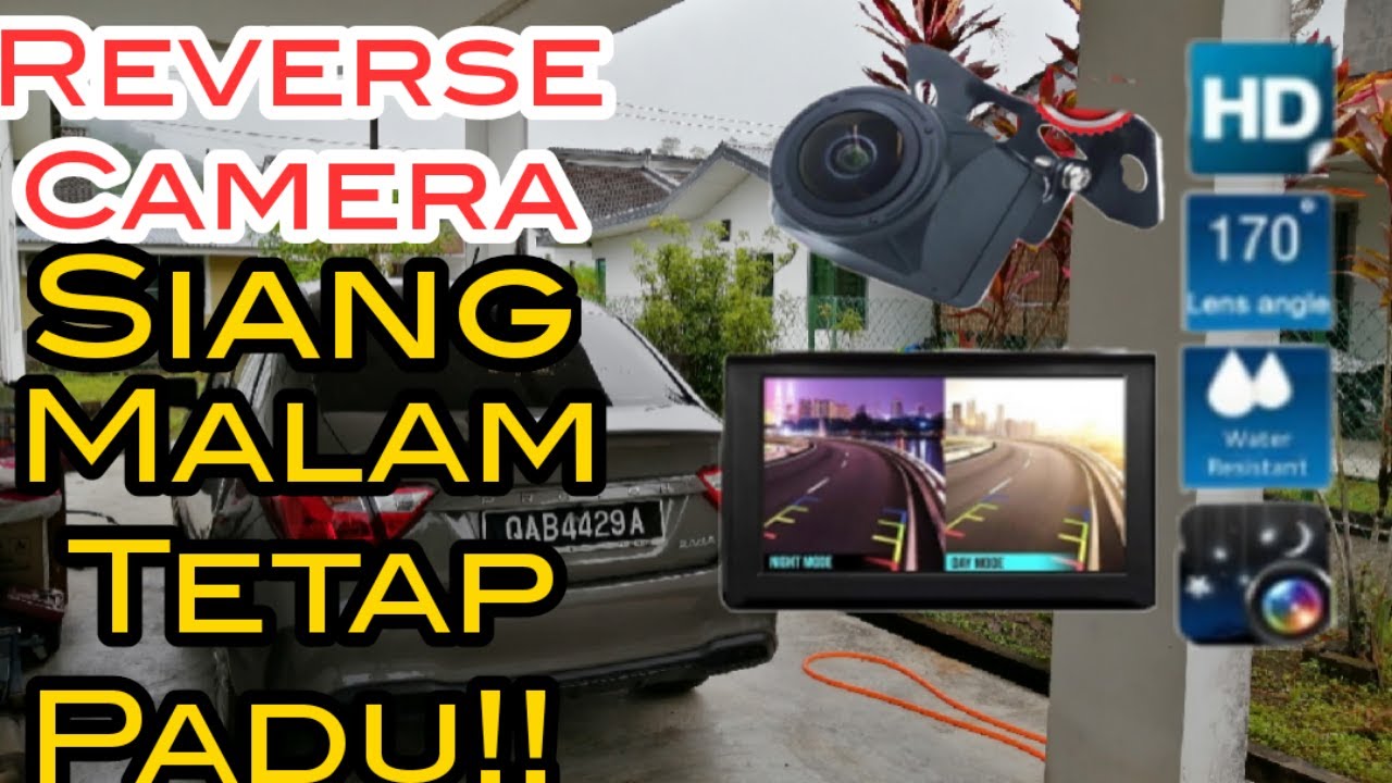 Pemasangan Reverse Camera Di Saga VVT | Mondes Car Rear View Camera