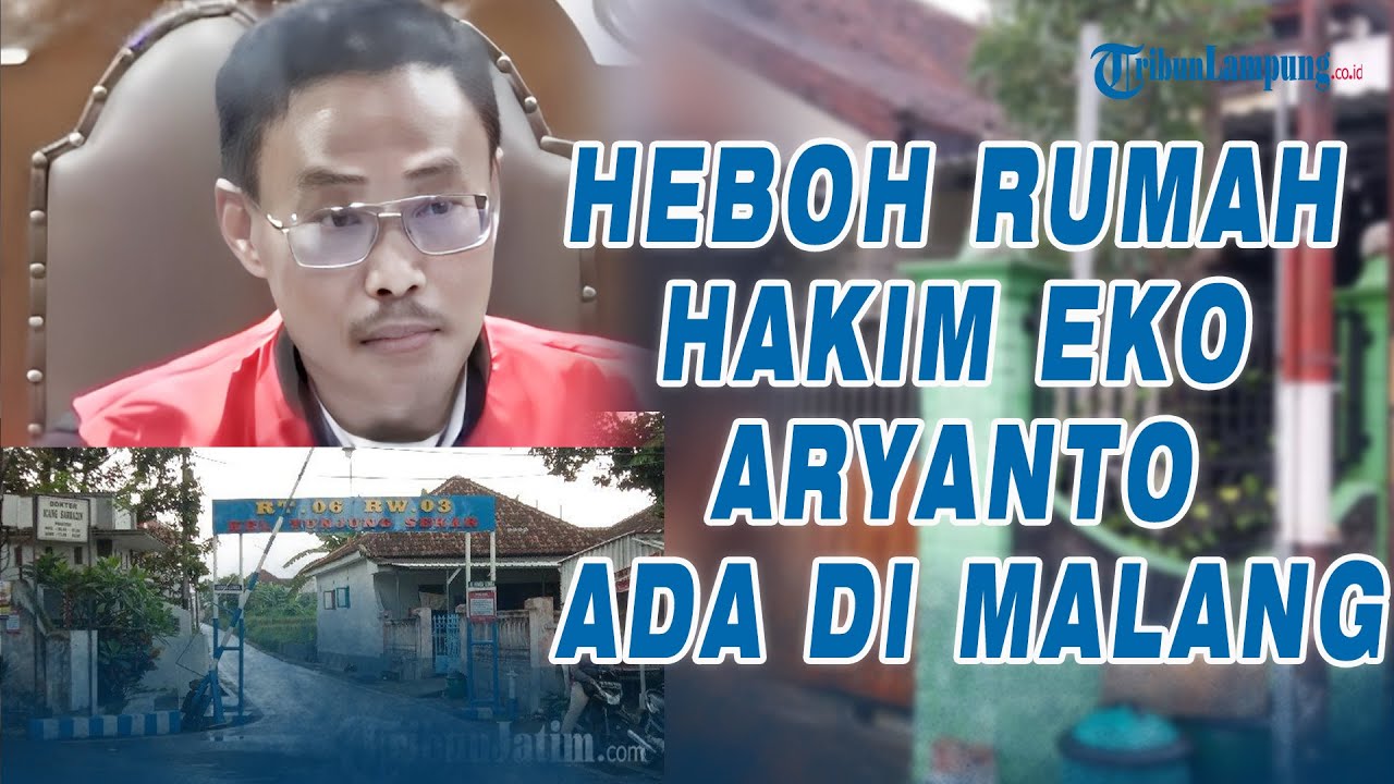 Fakta di Balik Viral Rumah Sederhana Hakim Eko Aryanto di Malang Usai Vonis Ringan Harvey Moeis