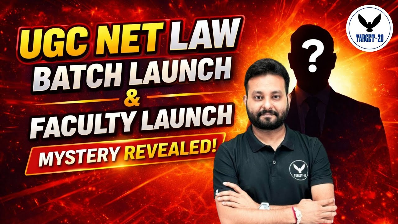 UGC NET Law Batch Launch 2026 | Faculty Launch | Full Course Details