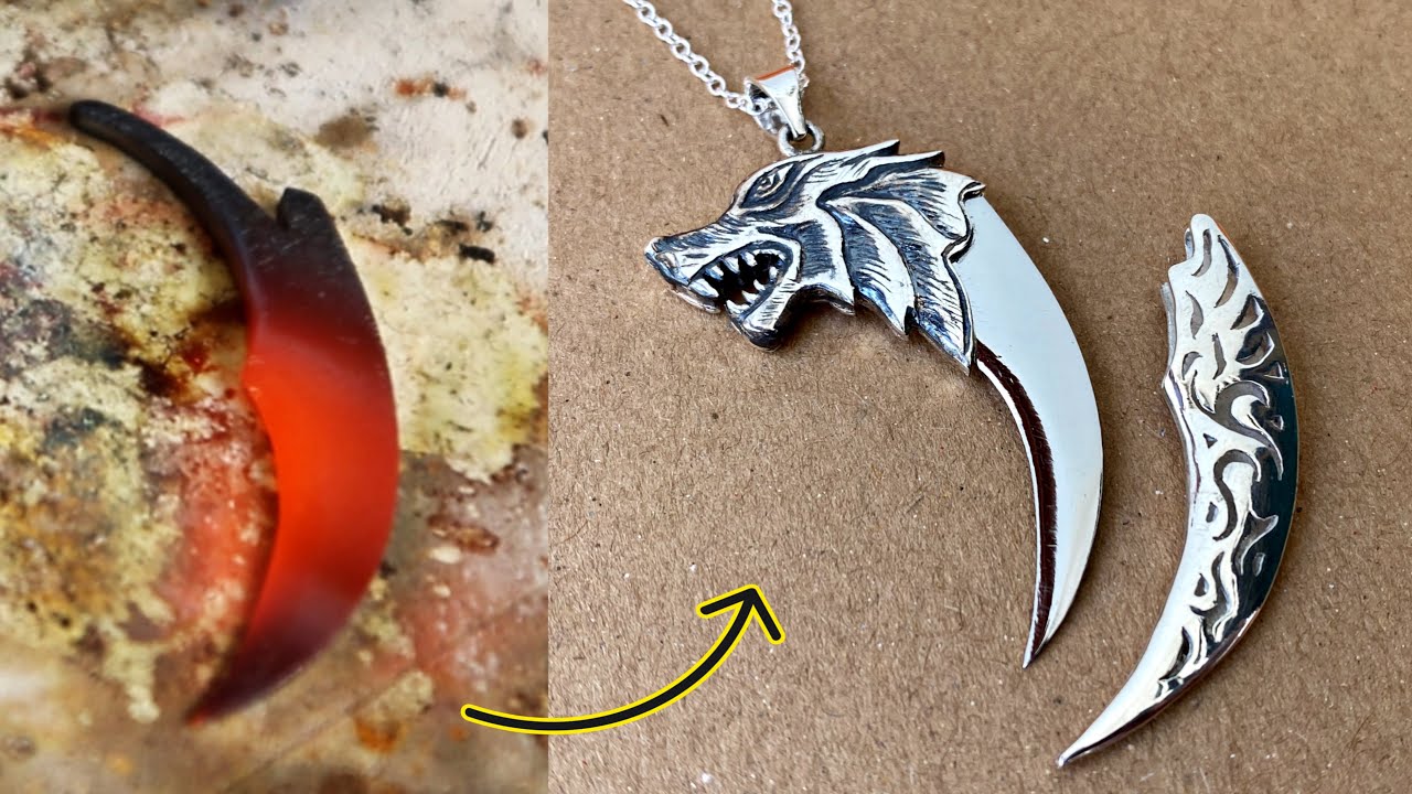 claw pendant making - make claw pendant with hidden knife