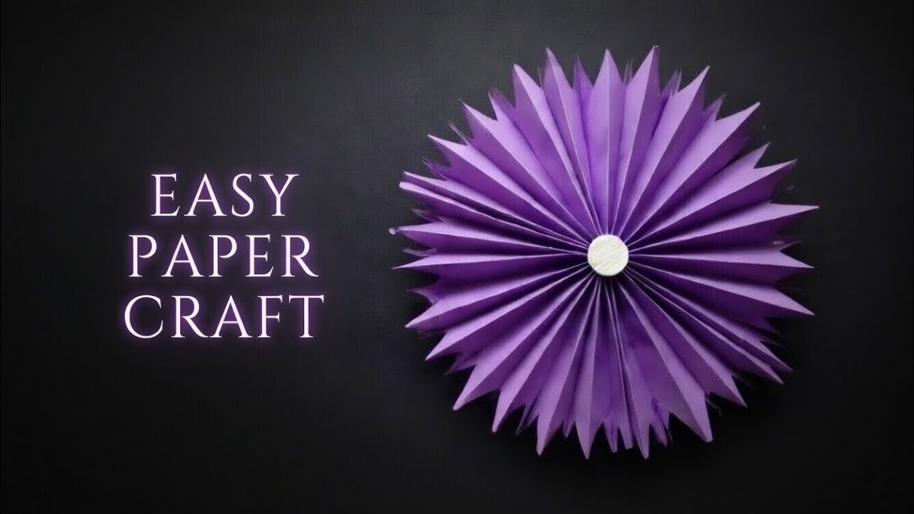 Aesthetic DIY Paper Craft | Easy & Satisfying Paper Flower 🌸