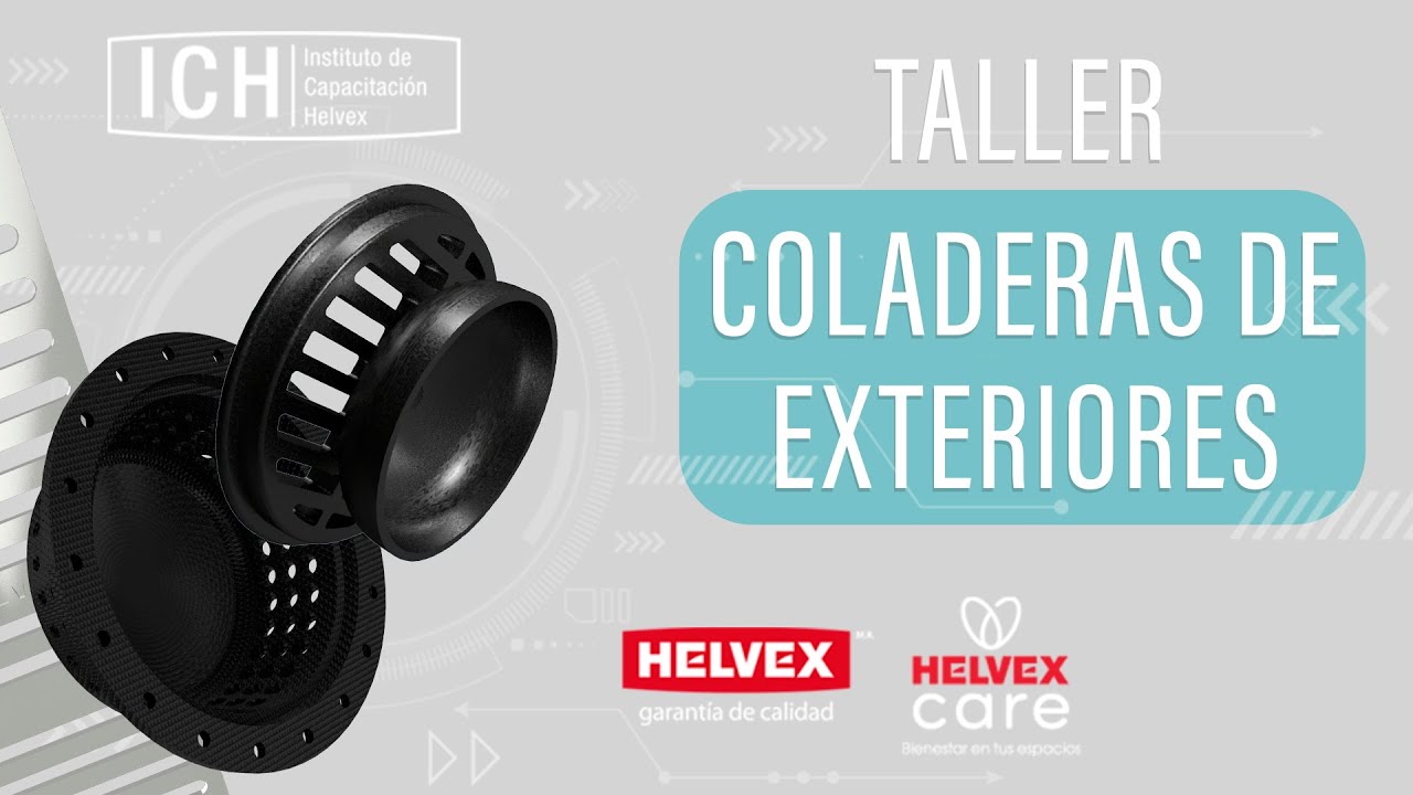 Instalación COLADERAS exteriores | HELVEX