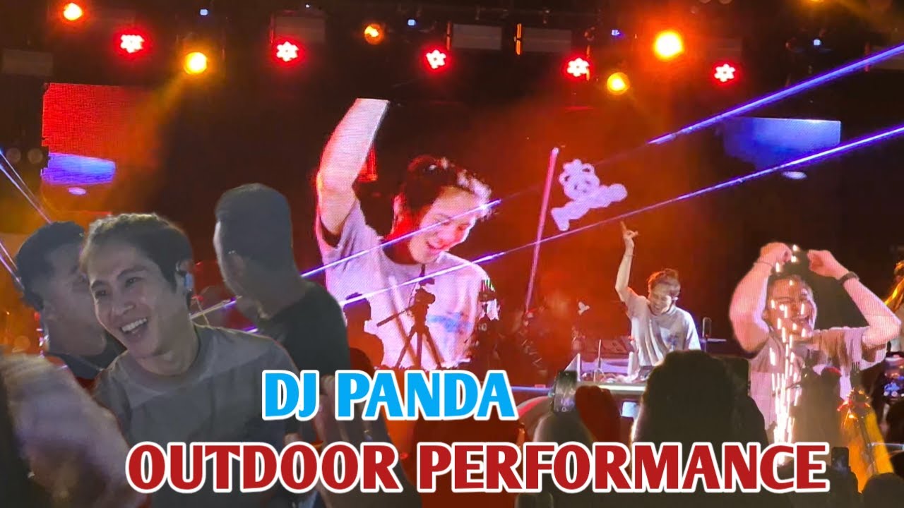DJ PANDA ON STAGE OUTDOOR PERFORMANCE #djpanda #djpandaofficial