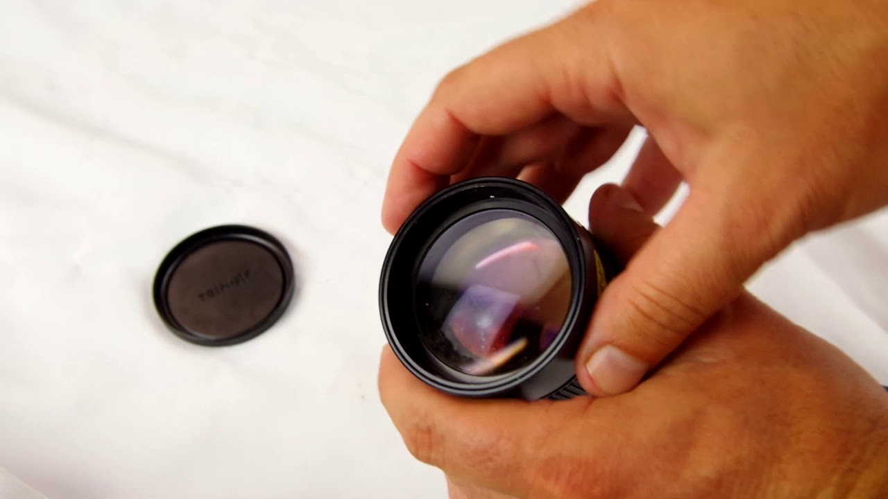 How to clean Fungus Mold Haze from glass elements of a camera lens